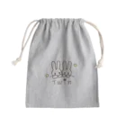 多胎児応援し隊の双子うさぎ Mini Drawstring Bag