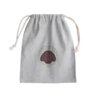 ワンコとカチューシャの茶色ダックスとカチューシャ(チェック) Mini Drawstring Bag