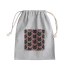 Hakubeiのシッポの🐱ゆいちゃんぺ(ドット柄ピンク) Mini Drawstring Bag