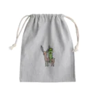 かっぱのありふれた人生のエゾシカに乗るかっぱ Mini Drawstring Bag