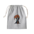 szHzs 'のツリ目さん/オレンジニット帽 Mini Drawstring Bag