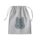 kimchinのシンプルでグラフィカルなカバ Mini Drawstring Bag