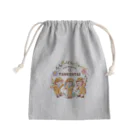 ムメモ／ムロヤママミのシル〇〇○☆探検隊　-リース- Mini Drawstring Bag