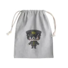 制服コミュニケーション Girls Sideの制帽/メガネDK君 Mini Drawstring Bag