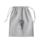 空想画学販売所の猫の自転車レース Mini Drawstring Bag