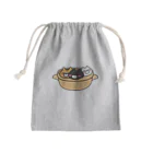 BADCAT GOODS SHOPの鍋ねこトリオ Mini Drawstring Bag