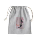 保護猫星人のお世話かかりの小型猫星人 Mini Drawstring Bag