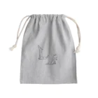 TEAM-TORAのシンプルに、2匹のきつね Mini Drawstring Bag