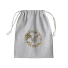 かなりあ@Vsinger🕊‎デジゴースト👻🐤の紅金糸雀ロゴ入りきんちゃく Mini Drawstring Bag