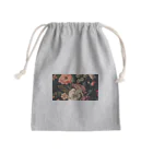 NoriNoriのフラワープリント Mini Drawstring Bag