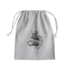 Pencil reptiles | 鉛筆の爬虫類達のヒョウモントカゲモドキ（レオパ） Mini Drawstring Bag