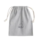 塩バターの春待ちちゃん 線画ver. Mini Drawstring Bag