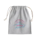 LONESOME TYPE ススのアウトドア（ネオン富士山） Mini Drawstring Bag