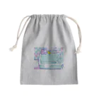 しかくまのバスルーム Mini Drawstring Bag