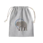 LalaHangeulのアフリカゾウさん　ハングルバージョン Mini Drawstring Bag