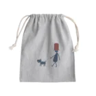 chikichickleの犬の散歩 Mini Drawstring Bag