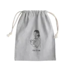 ぱちまる @LINEスタンプのdog&me Mini Drawstring Bag