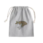 greencat_collectionのお昼寝ねこ Mini Drawstring Bag