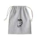 おちゃわん🐶🍚の大好きなコといつも一緒に 　withぱっつん前髪にゃん Mini Drawstring Bag