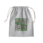 inakaen  いなか園の古布のかけら『ちっくたっく』 Mini Drawstring Bag