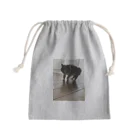 センチメンタルリボンちゃんの逆光逆毛猫 Mini Drawstring Bag