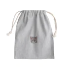 チャリティーグッズ-犬専門デザインのチワワ-チョコタン「I♡CHIHUAHUA」 Mini Drawstring Bag