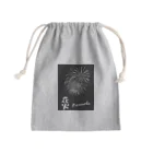 SAMURAI_JPの花火Fireworks（ホワイト） Mini Drawstring Bag