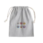 Toitowaの水引めでたいだるま Mini Drawstring Bag