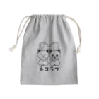 YEVISUのネコラブ Mini Drawstring Bag