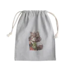 jai-to-anのたぬっぺ  (Tanuppe)  ver.3 狸の神様、たぬき、タヌキ Mini Drawstring Bag