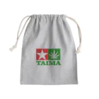 おもしろいTシャツ屋さんのTAIMA 大麻 大麻草 マリファナ cannabis marijuana Mini Drawstring Bag