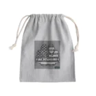 ドッグハウスベティのダックス・アメリカン Mini Drawstring Bag