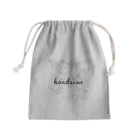 ここあまるの大理石柄 Mini Drawstring Bag