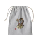 着ぐるみ地蔵 by SoReNa186の着ぐるみ 午地蔵（雲） Mini Drawstring Bag