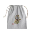 着ぐるみ地蔵 by SoReNa186の着ぐるみ 戌地蔵（雲） Mini Drawstring Bag