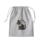 LAP CATs ＊hizaneko＊のバステト神（ベビちゃん仕様）文字凸バージョン Mini Drawstring Bag