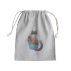 yucca-ticcaの三毛猫 Mini Drawstring Bag