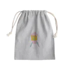 LOVE &PEACEのイカちゃん Mini Drawstring Bag