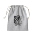 greetenの不死鳥アート　モノクロ Mini Drawstring Bag