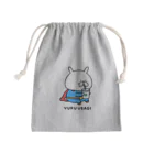 chococo_yuruusagiのスーパーヒーロー☆ゆるうさぎ　ひと休み Mini Drawstring Bag