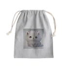 mika0361の「ふわふわにゃんこ (Fuwafuwa Nyanko)」 Mini Drawstring Bag