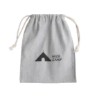 CAMPしようのNICE CAMP 三角テント Mini Drawstring Bag