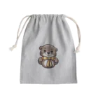 QuillSerenadeの可愛いリボンのもちぽんのステッカー Mini Drawstring Bag