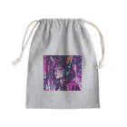 パンクビビッド•ピエロ団のパンクビビッド・ピエロキャット kAsumI Mini Drawstring Bag