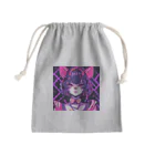 パンクビビッド•ピエロ団のパンクビビッド・ピエロキャットレディ Mini Drawstring Bag