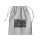 世界美術商店の飢えたライオン / The Hungry Lion Throws Itself on the Antelope Mini Drawstring Bag