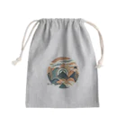 aokitaの【BLUE NORTH】秋の夕暮れ/DISC Mini Drawstring Bag