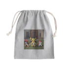 太陽のピカチュウの仲間たち Mini Drawstring Bag