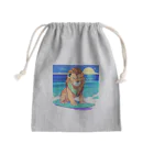 toma10の波乗りのライオン Mini Drawstring Bag