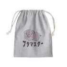chicodeza by suzuriの豚マスター Mini Drawstring Bag